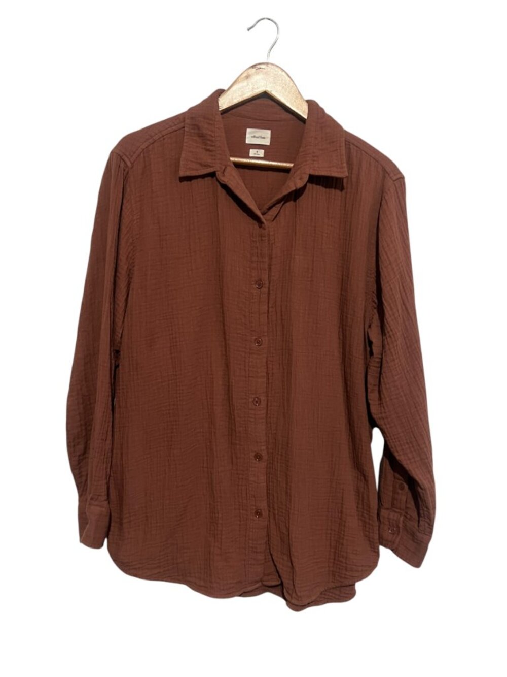 Wilfred Free Aritizia Sail Shirt Gauze Organic Cotton Medium